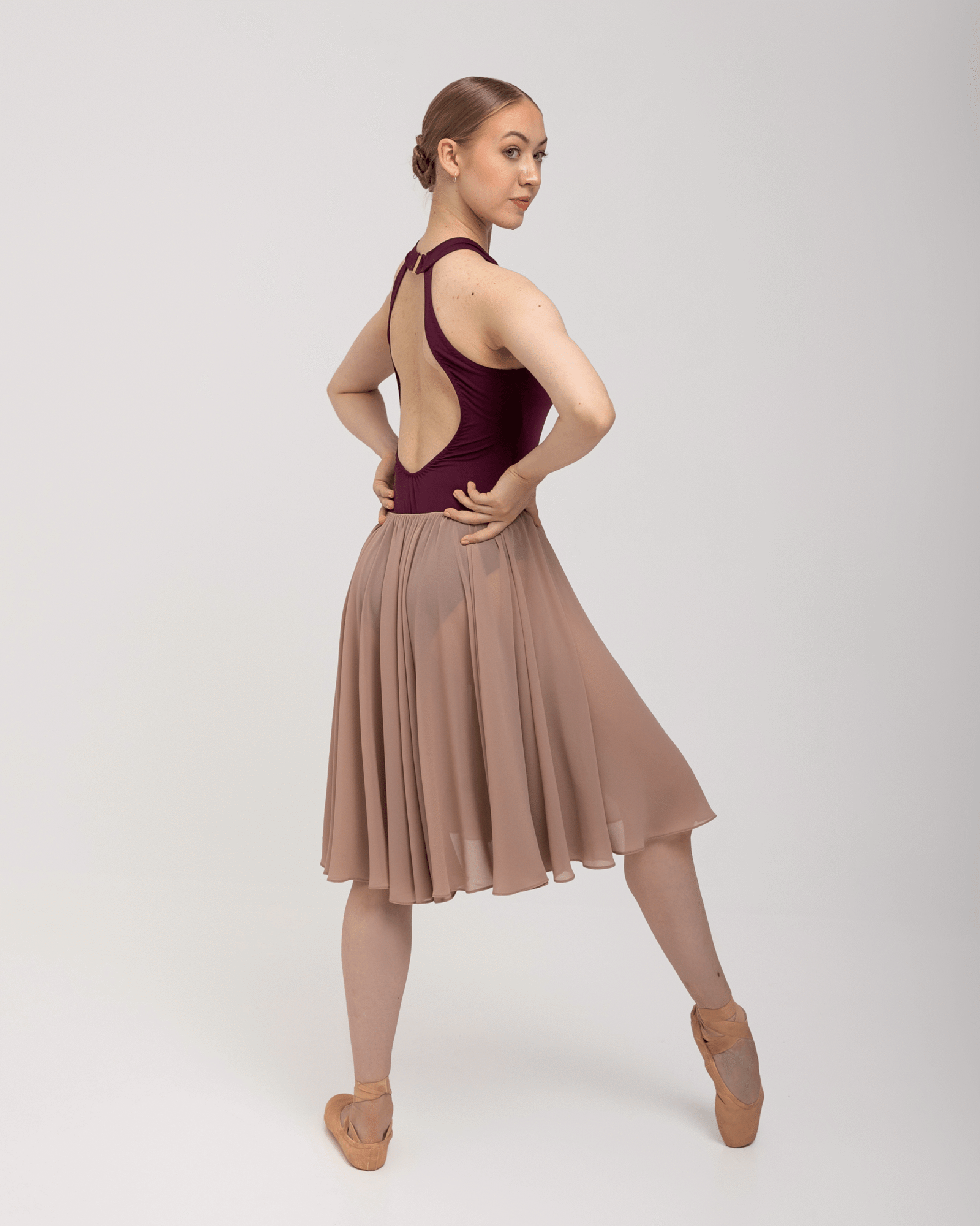 Double Circle Chiffon Skirt